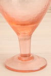 Developpe Pink Tinted Textured Beer Glass | La petite garçonne close-up