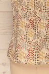 Dhidhima Golden Silky Camisole with Pattern | La Petite Garçonne 7
