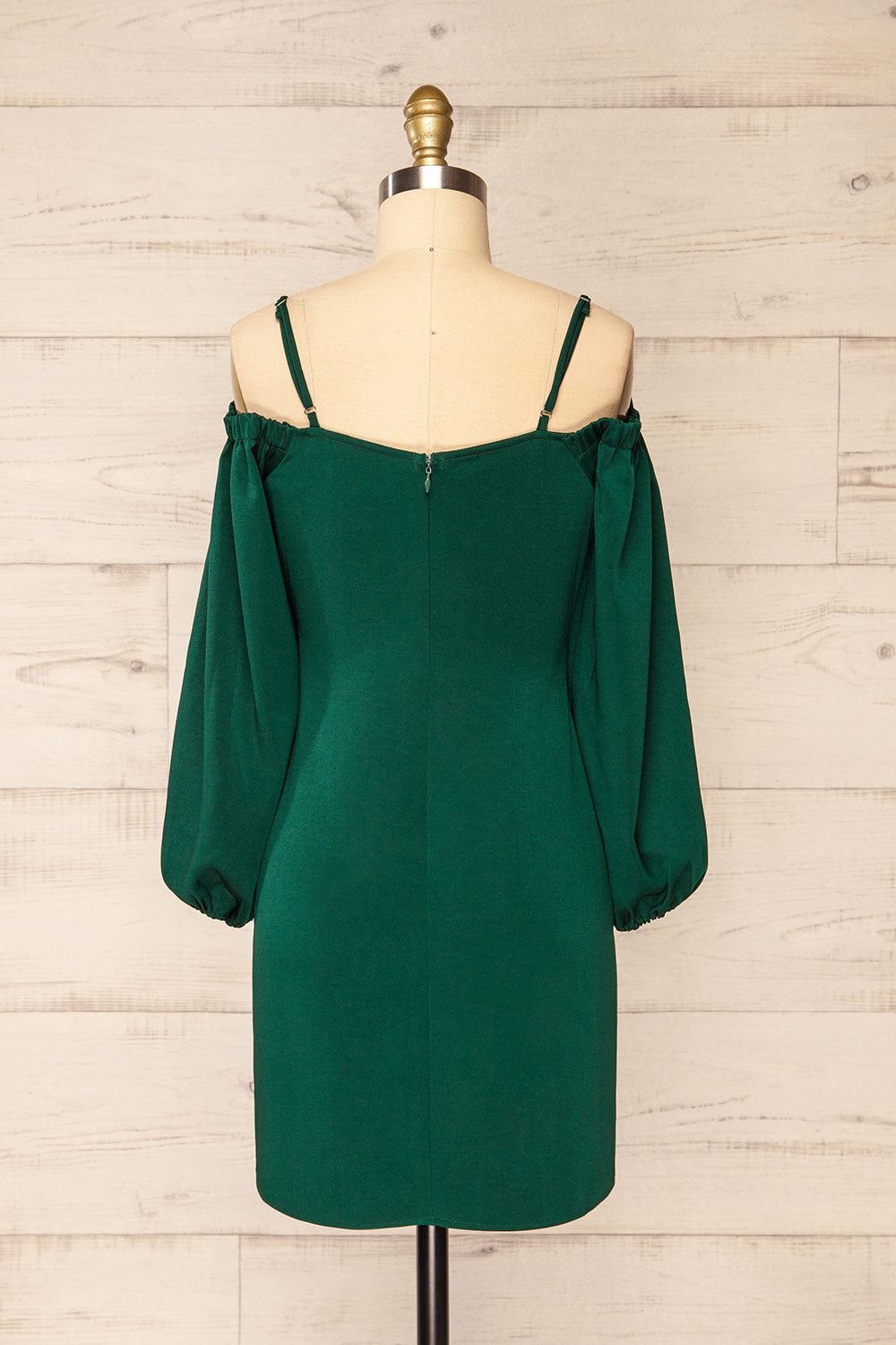 Dhomekenikon A-Line Off Shoulder Long Sleeve Dress | La petite garçonne back view 