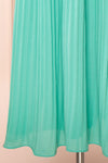 Dida Pleated Turquoise Midi Dress | Boutique 1861 bottom