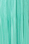 Dida Pleated Turquoise Midi Dress | Boutique 1861 fabric