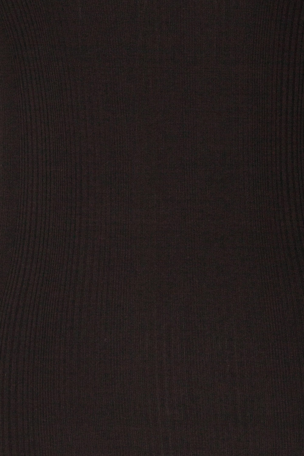 Didima Black Ribbed Top with Stand Collar | La Petite Garçonne fabric detail 