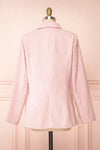 Dionne Pink Vintage Style Tweed Blazer | Boutique 1861 back view