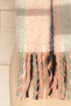 Distroff Colorful Soft Knit Scarf with Fringe | La Petite Garçonne bottom close-up
