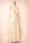 Divina Floral Midi Skirt | Boutique 1861 side view