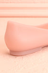 Dolores Pink Ballet Flats with Bow | Boutique 1861 back close-up