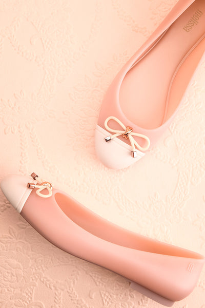 Dolores Pink Ballet Flats with Bow | Boutique 1861