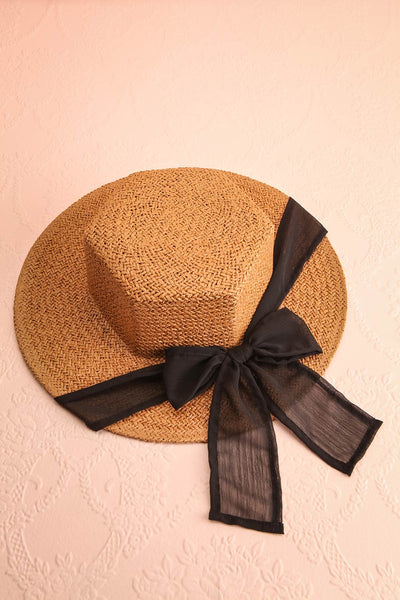 Domila Hexagonal Straw Hat w/ Ribbon | Boutique 1861