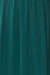 Dottie Emerald Green Lace & Chiffon A-Line Gown | Boutique 1861 fabric detail