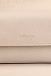 Drew Grey Matt & Nat Handbag | La petite garçonne logo close-up