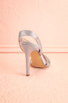 Duméril Silver Glitter Sandal Stilettos | Boutique 1861 8