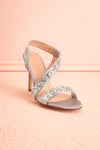 Duméril Silver Glitter Sandal Stilettos | Boutique 1861 3