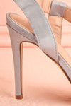 Duméril Silver Glitter Sandal Stilettos | Boutique 1861 6