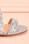 Duméril Silver Glitter Sandal Stilettos | Boutique 1861 7
