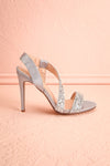 Duméril Silver Glitter Sandal Stilettos | Boutique 1861 5