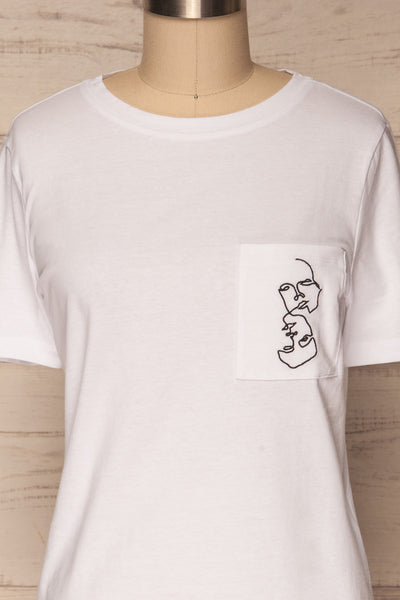 Dunblane White Short Sleeved T-Shirt | La Petite Garçonne 3