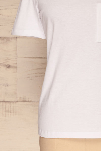 Dunblane White Short Sleeved T-Shirt | La Petite Garçonne 8