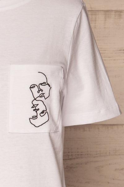 Dunblane White Short Sleeved T-Shirt | La Petite Garçonne 2