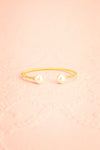 Dymtrus Gold Bangle Bracelet with Pearls | Boutique 1861