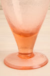 Echappe Pink Tinted Textured Glass | La petite garçonne close-up
