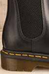 Edimbourg Leather Black Chelsea Boots side back close-up | La Petite Garçonne