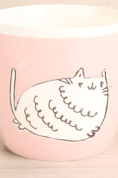 Edoy Rose Pink Mug with Cat Print | La Petite Garçonne Chpt. 2 2