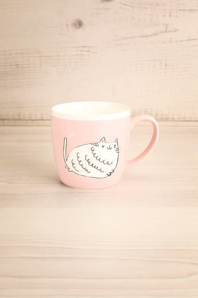 Edoy Rose Pink Mug with Cat Print | La Petite Garçonne Chpt. 2 1