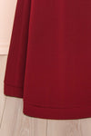 Edyth Burgundy Mermaid Maxi Dress | Boutique 1861 bottom