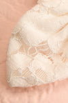 Eflyr White Lace Hair Scrunchie with Bow | Boutique 1861 details