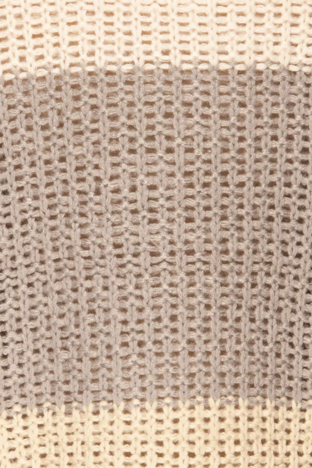 Egilstad Cream & Grey Knit Sweater | La Petite Garçonne fabric detail 