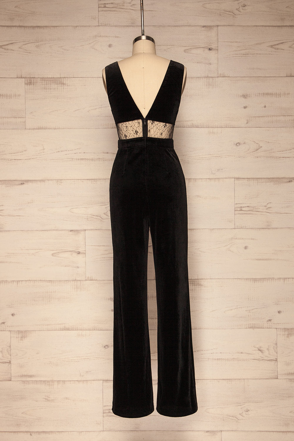 Eidsburg Black Jumpsuit | Combinaison | La Petite Garçonne back view 