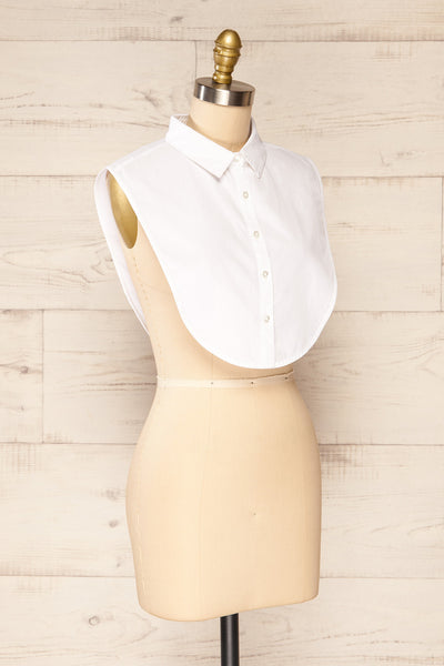 Elaiokhori Detachable Shirt Collar | La petite garçonne side view