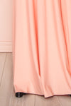 Elatia Blush Light Pink Convertible Dress bottom view | Boudoir 1861 bottom close-up