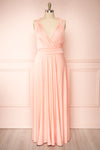 Elatia Blush Light Pink Convertible Dress | Boudoir 1861 front view plus
