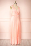 Elatia Blush Light Pink Convertible Dress | Boudoir 1861 side view plus