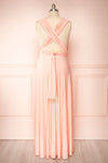 Elatia Blush Light Pink Convertible Dress | Boudoir 1861 back view plus