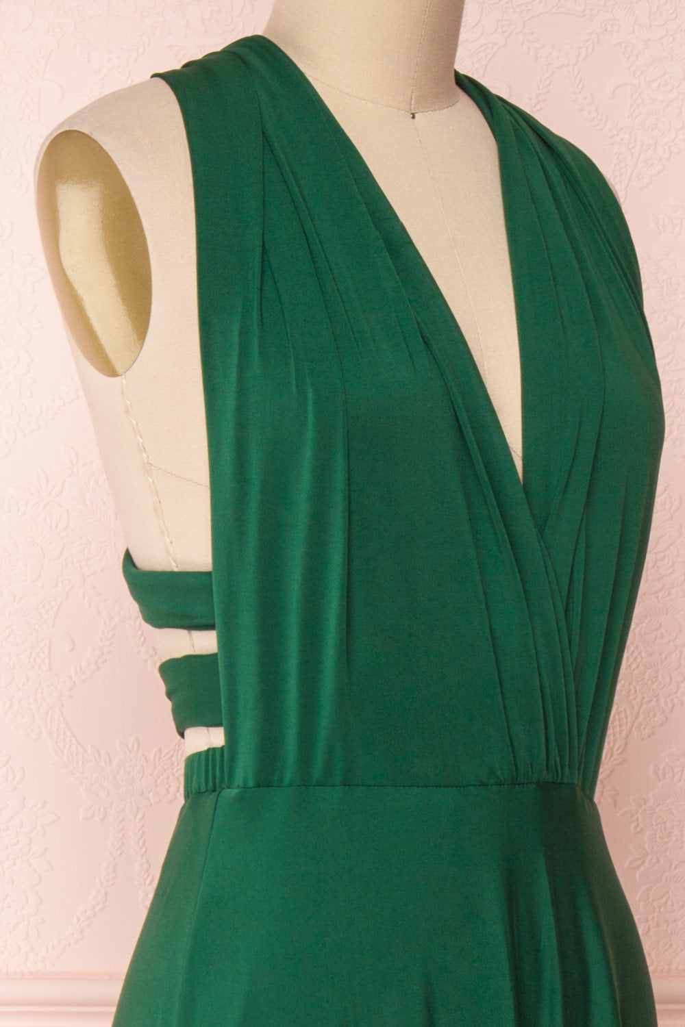 Elatia Forêt | Green Maxi Convertible Dress