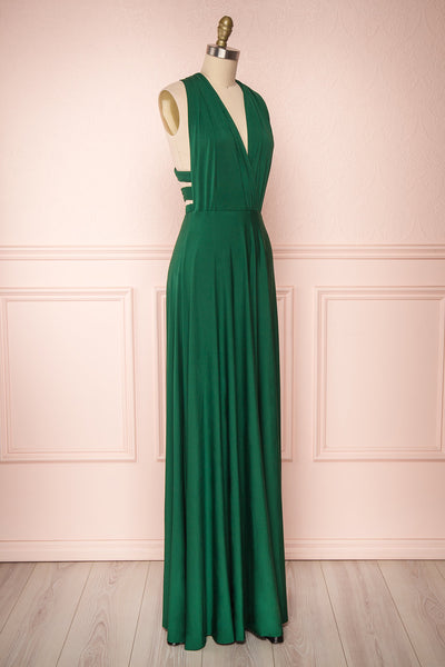 Elatia Forêt | Green Maxi Convertible Dress