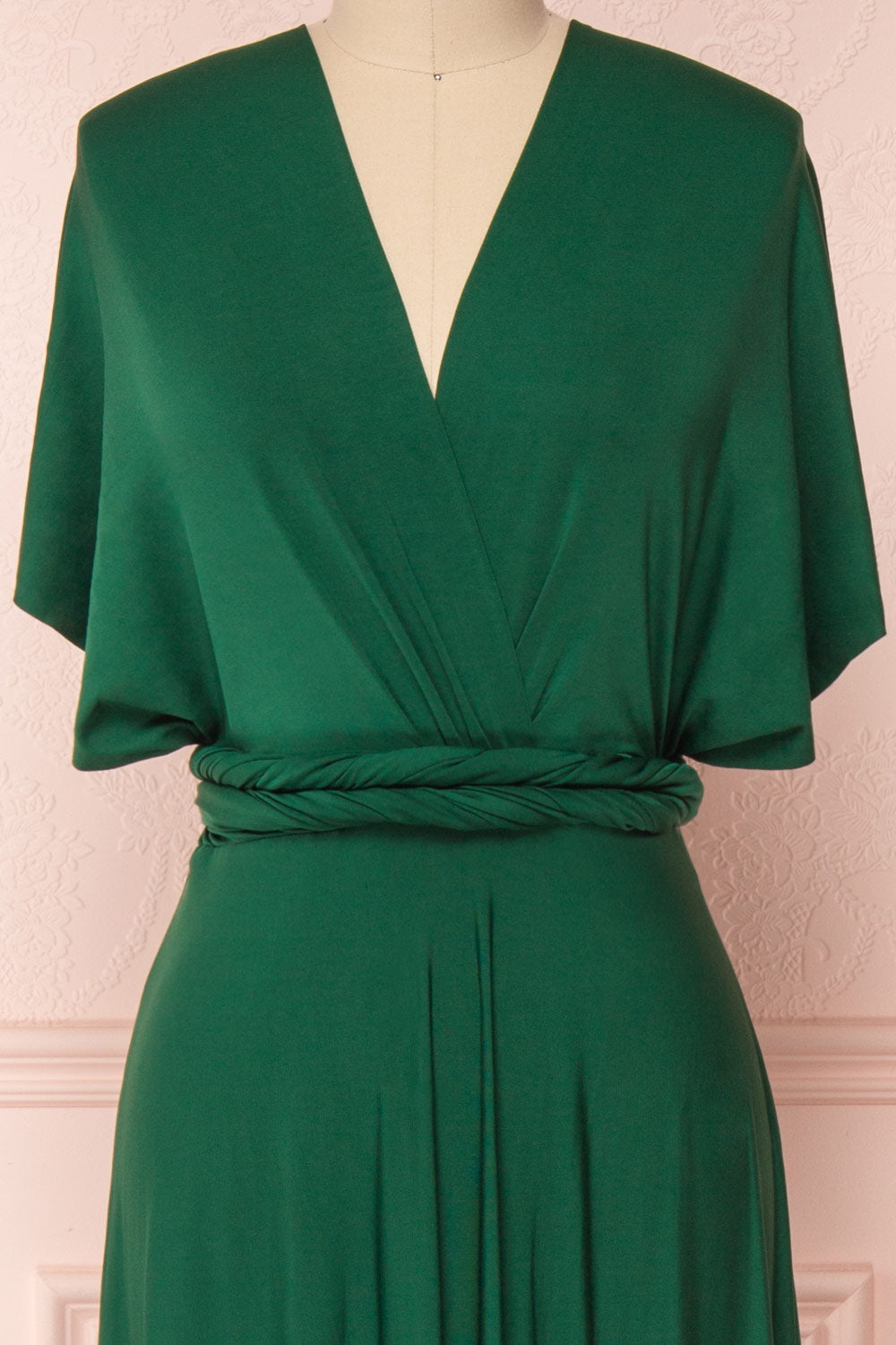 Elatia Forêt | Green Maxi Convertible Dress