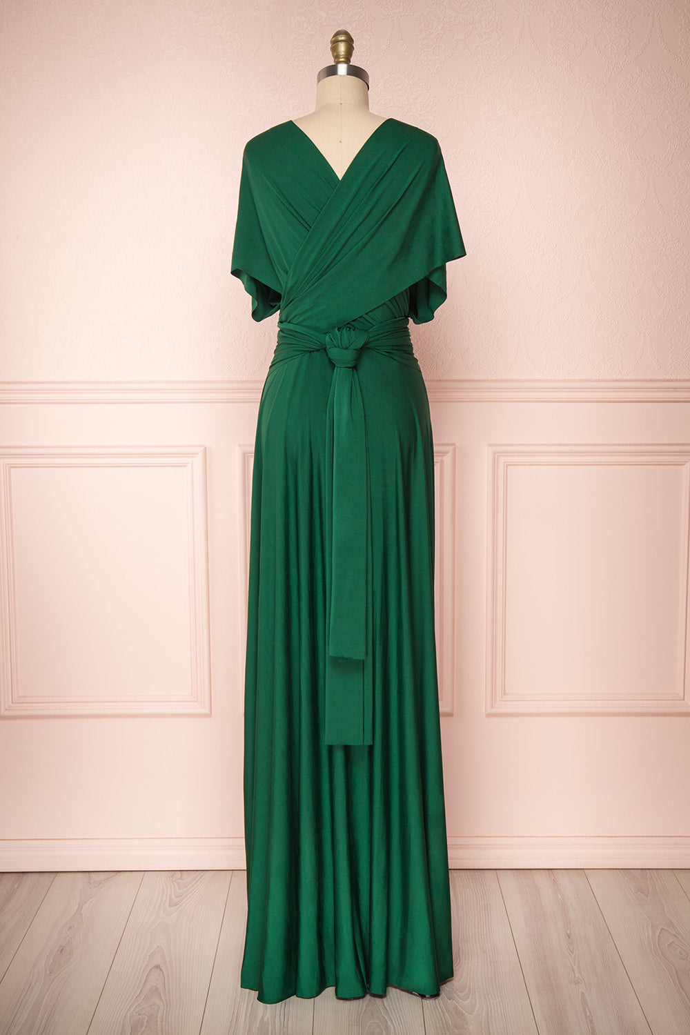 Elatia Forêt | Green Maxi Convertible Dress