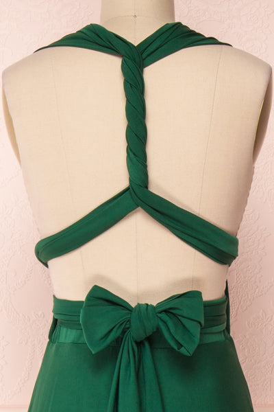 Elatia Forêt | Green Maxi Convertible Dress