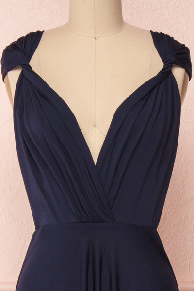 Elatia Marine | Blue Convertible Maxi Dress