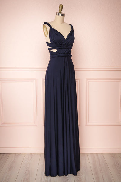 Elatia Marine | Blue Convertible Maxi Dress