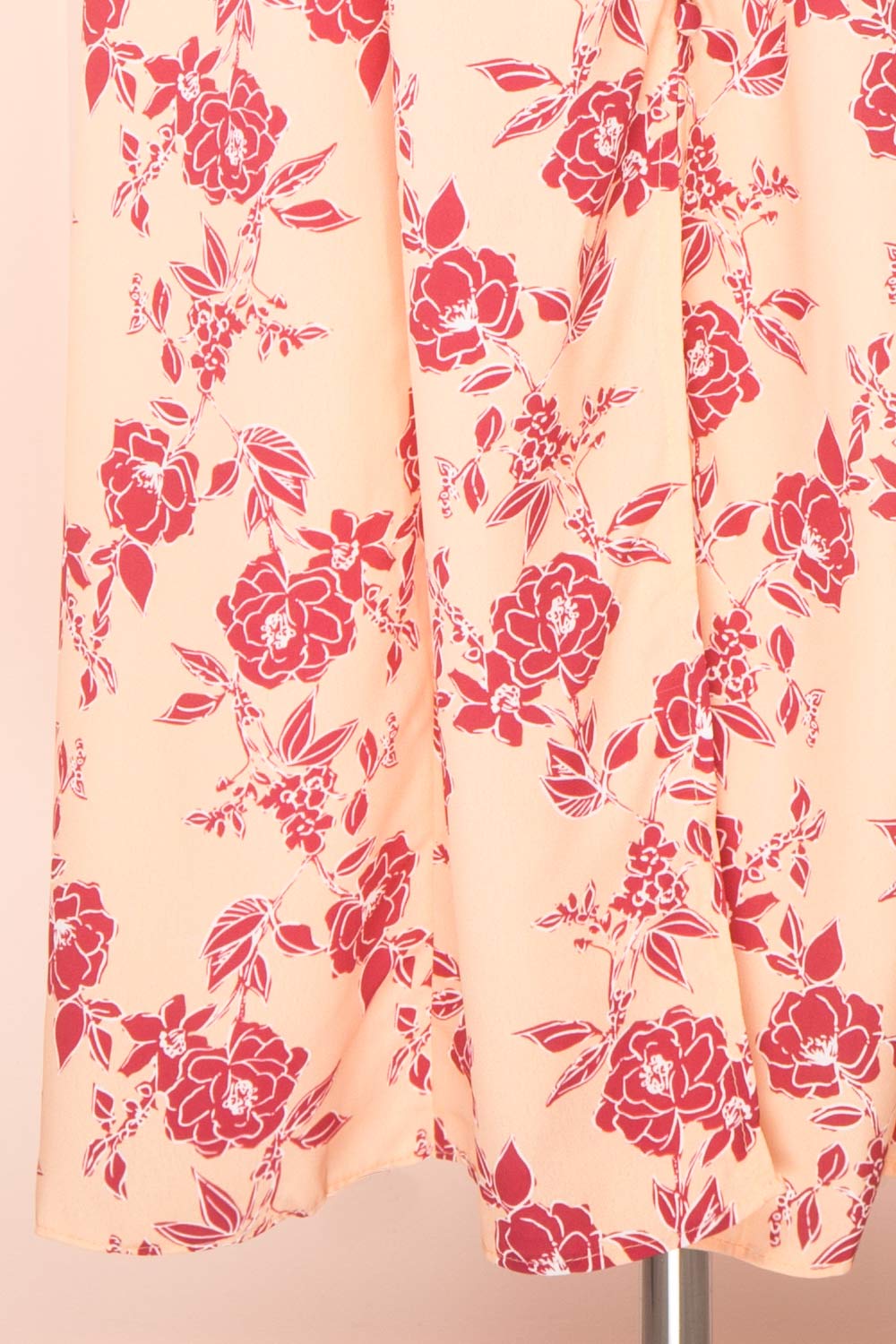 Elise Floral Maxi Dress w/ Short Sleeves | Boutique 1861 bottom 