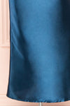Elyse Royal Blue Cowl Neck Midi Dress | Boutique 1861 bottom