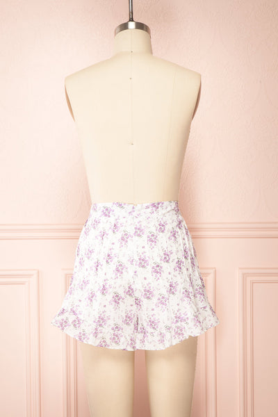 Elyxir Floral Shorts w/ Ruffles | Boutique 1861 - back