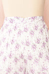 Elyxir Floral Shorts w/ Ruffles | Boutique 1861 - back close up