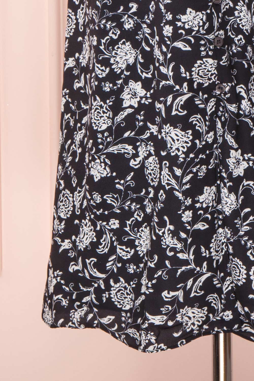 Emilce | Black & White Floral Dress