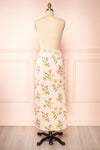 Emilia Satin Floral Midi Skirt | Boutique 1861 back view