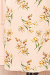 Emilia Satin Floral Midi Skirt | Boutique 1861 bottom